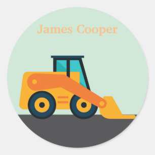 Personalised Backhoe Stickers