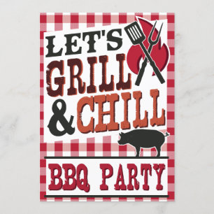 Personalised Backyard BBQ Invitations