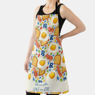 Personalised Bacon & Eggs Pharmacy RX Apron