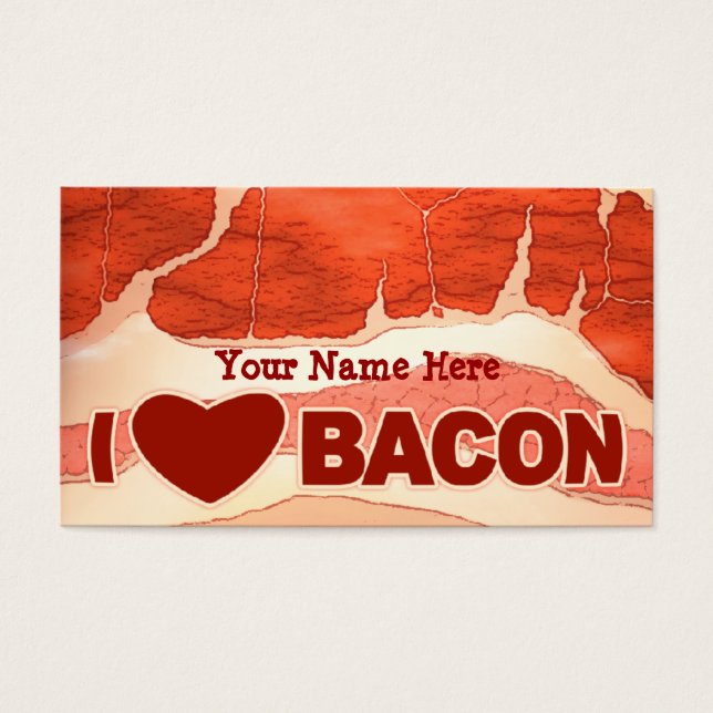 Personalised Bacon love (Front)
