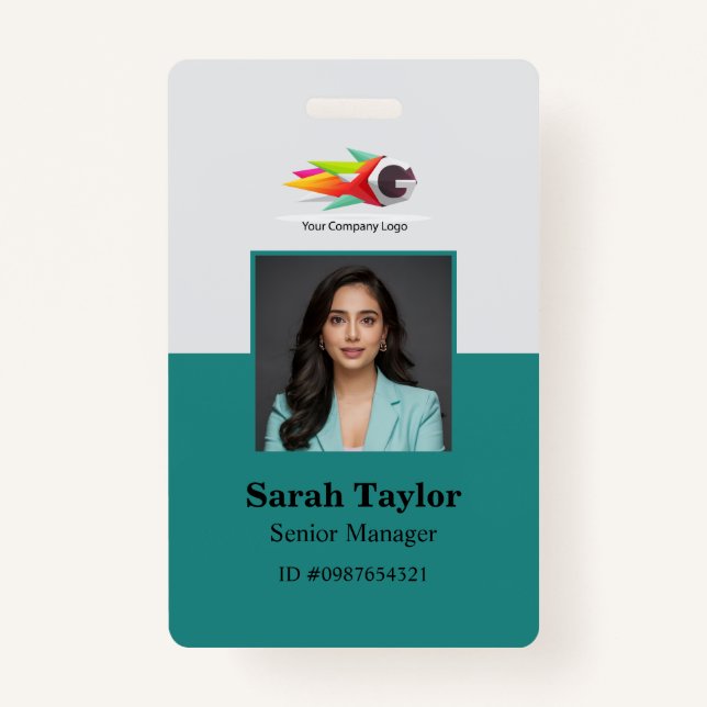 Personalised Badge for corporate employee ID Badge (Front)