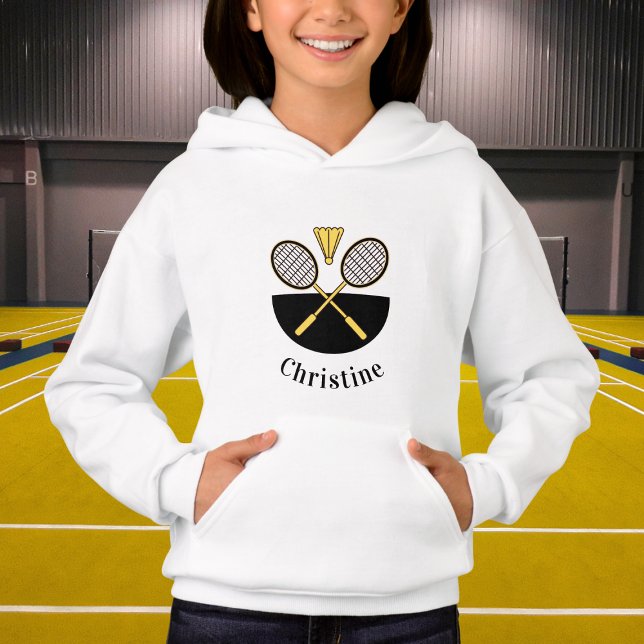 Personalised Badminton Rackets Birdie Yellow Black (Creator Uploaded)