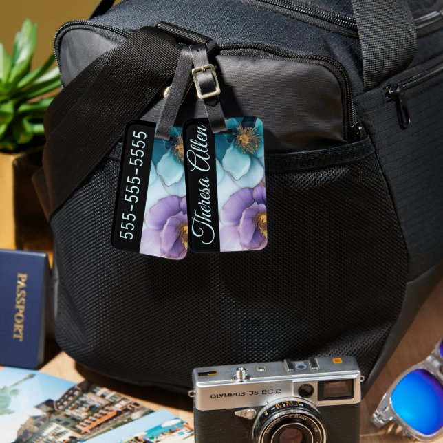 Personalised baggage tag (Front & Back)
