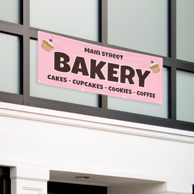 Personalised Bakery Banner (Outside Building)