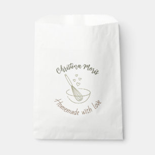 Personalised Bakery Favour Bag – Packaging