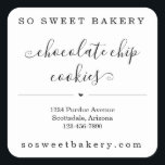 Personalised Bakery Food Sticker<br><div class="desc">Personalised Bakery Food Sticker - A wonderfully simple and cute seal for the packaging of your baked good.</div>