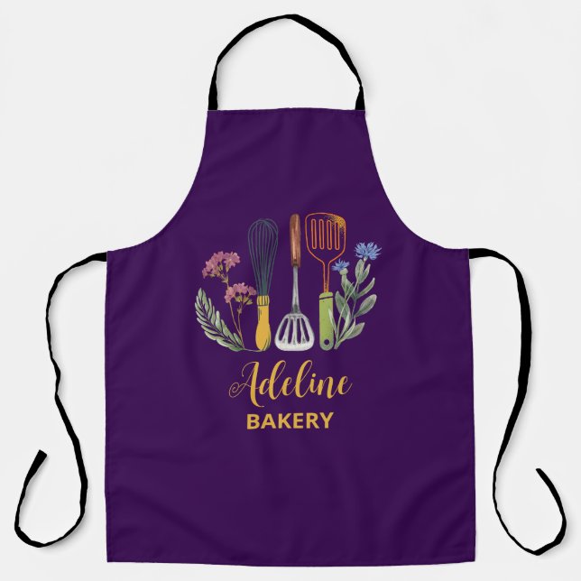 Personalised Baking Apron for Women & Men (Front)