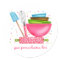 Personalised Baking Cooking Kitchen Stickers