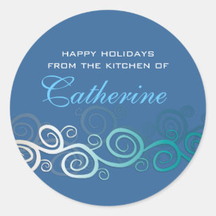 Personalised Baking, Jam, Cookie Classic Round Sticker