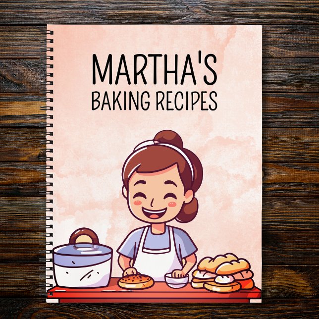 Personalised Baking Recipe Notebook Custom Recipe  (Creator Uploaded)