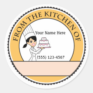 Personalised Baking Sale Sticker Label