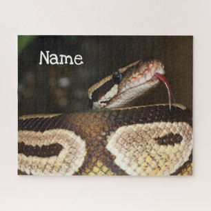 Personalised Ball Python Pet Snake Jigsaw Puzzle