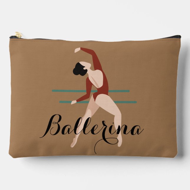 Personalised Ballerina  Accessory Pouch (Front)