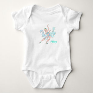 Personalised Ballerina Baby Bodysuit