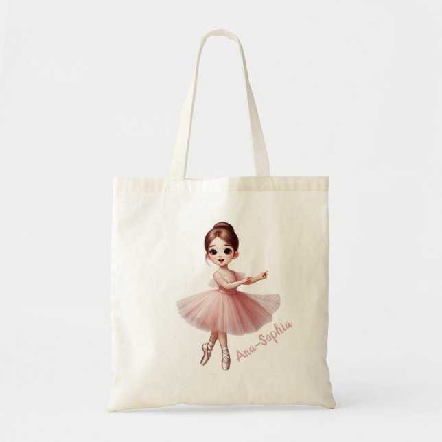 Personalised Ballerina Ballet Bag (Front)