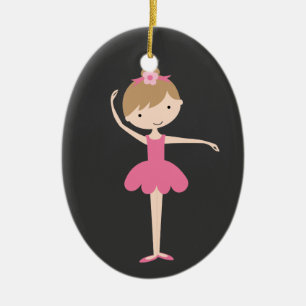 Personalised Ballerina Christmas Ornament