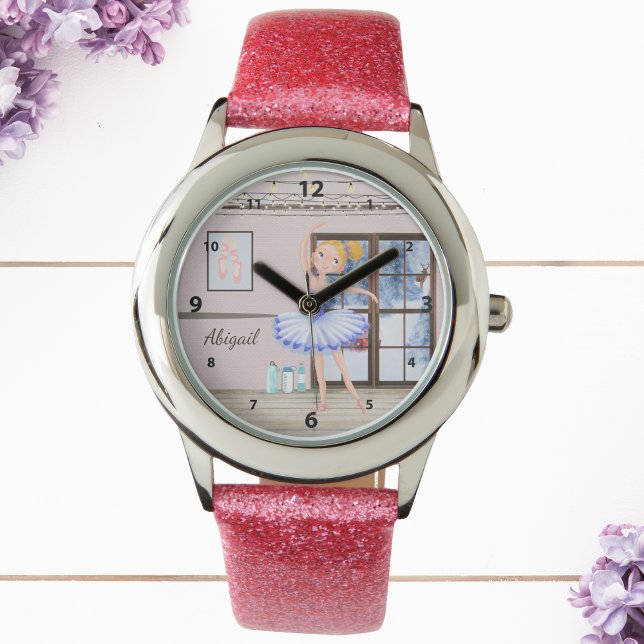 Personalised Ballerina Dance Studio Winter Ballet Watch (Creator Uploaded)