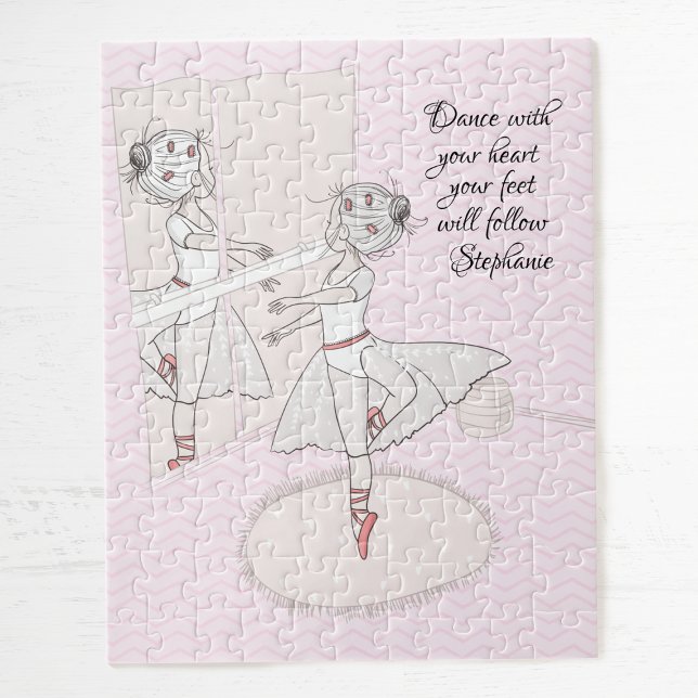 Personalised - Ballerina Jigsaw Puzzle (Creator Uploaded)