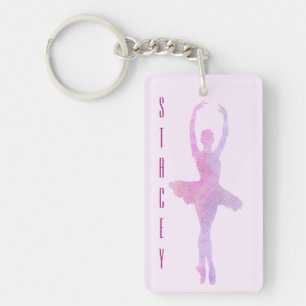 Personalised Ballerina keychain