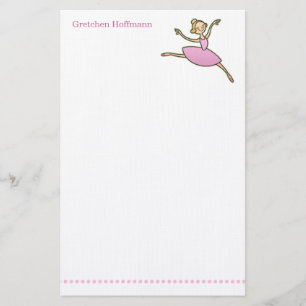 Personalised Ballerina Stationery