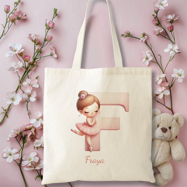 Personalised Ballerina Tote Bag (Creator Uploaded)