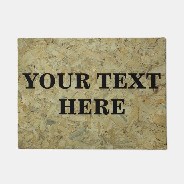 Personalised Bamboo Wood Doormat (Front)