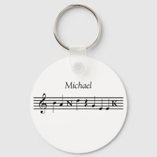 Personalised Band Geek Keychain