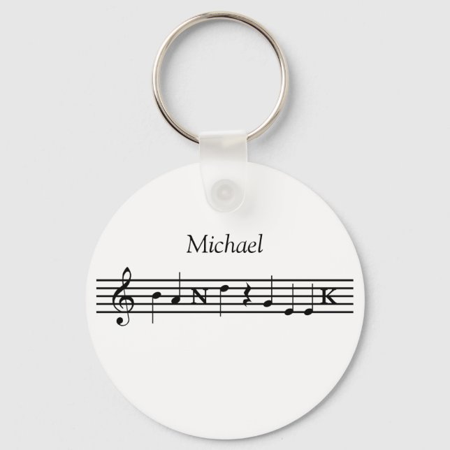 Personalised Band Geek Keychain (Front)
