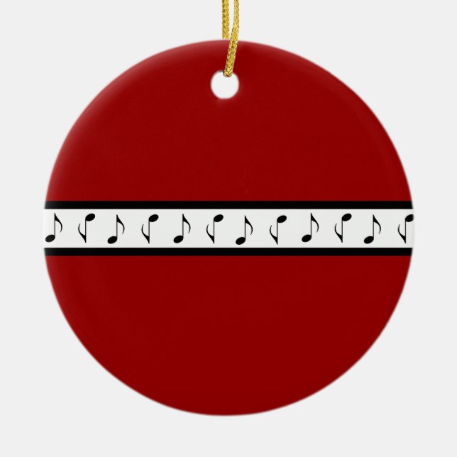 Personalised Band Music Ornament Gift (Front)