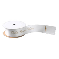 Personalised Baptism Christening Chic Gold Cross