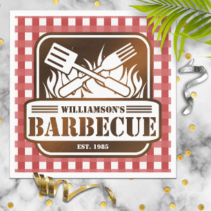 Personalised Barbecue Napkin