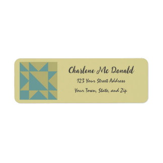 Personalised Barn Quilt Address Mailing Labels 