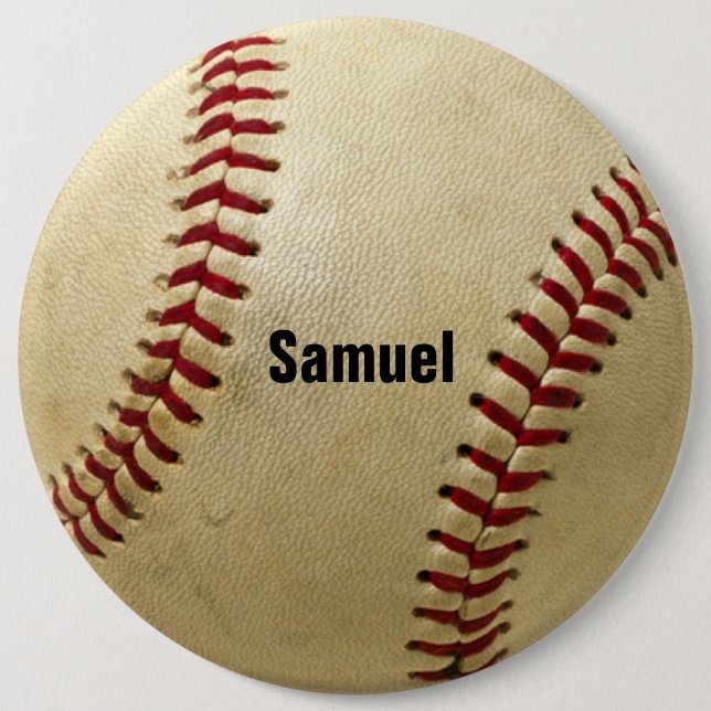 Personalised baseball button (Front)