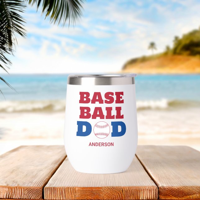 Personalised  Baseball dad father's day (Beach)