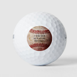 Personalised Baseball Fan's Custom Golf Ball