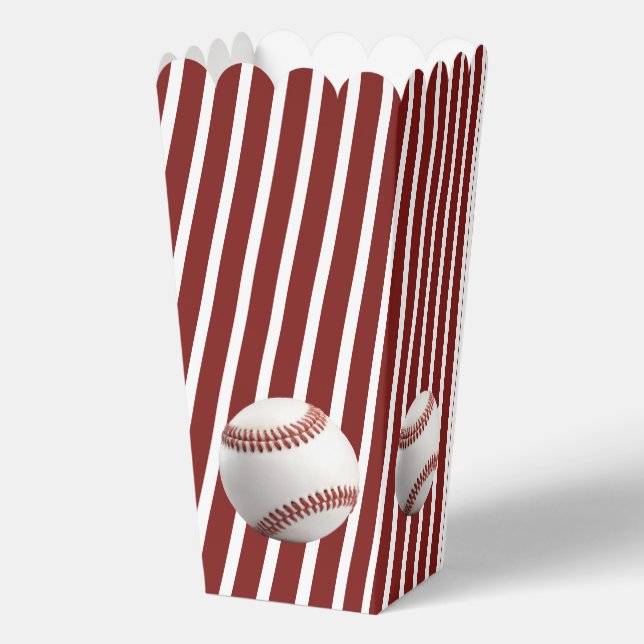  Personalised Baseball Favour Box (Back)