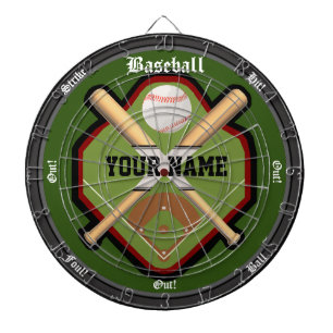 Personalised Baseball Field Dartboard