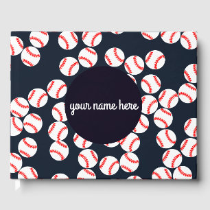 Personalised Baseball Guest Book