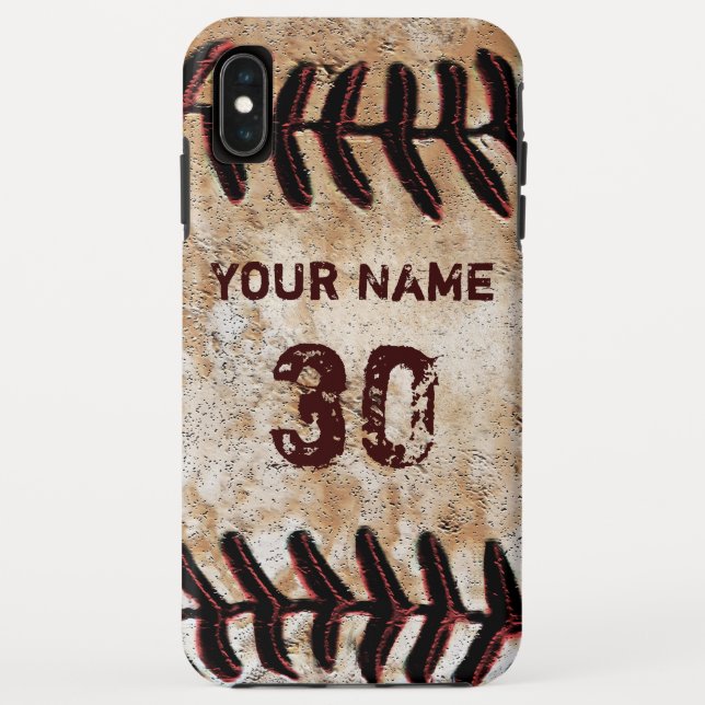 Personalised Baseball iPhone Cases NEWEST to Older (Back)