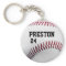 Personalised Baseball Keychain