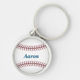 Personalised Baseball Keychain 