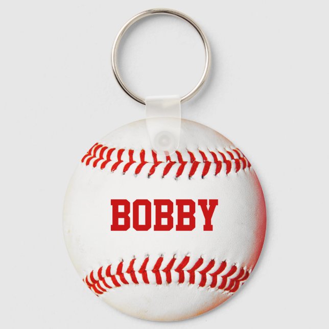 Personalised Baseball Keychain (Front)