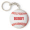 Personalised Baseball Keychain