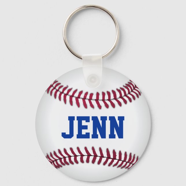 Personalised Baseball Keychain (Front)