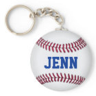 Personalised Baseball Keychain