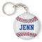 Personalised Baseball Keychain