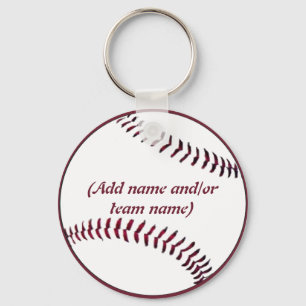 Personalised Baseball Keychain