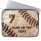 Personalised Baseball Laptop Case, NAME and NUMBER