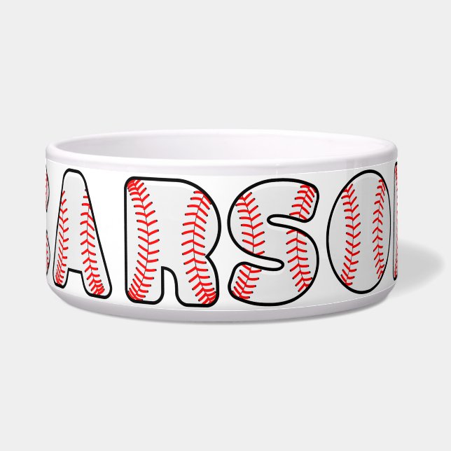 Personalised Baseball Letters Name (Front)
