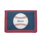 Personalised Baseball Men's Boy's Wallet Gift